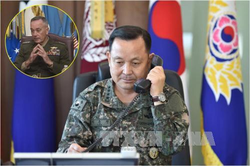 Tướng Hàn, Mỹ, Nhật 'bắc' cầu truyền hình bàn đối phó Triều Tiên 